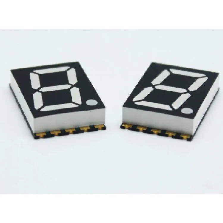 0,28 tommers enkeltsifret SMD -skjerm med 7mm
